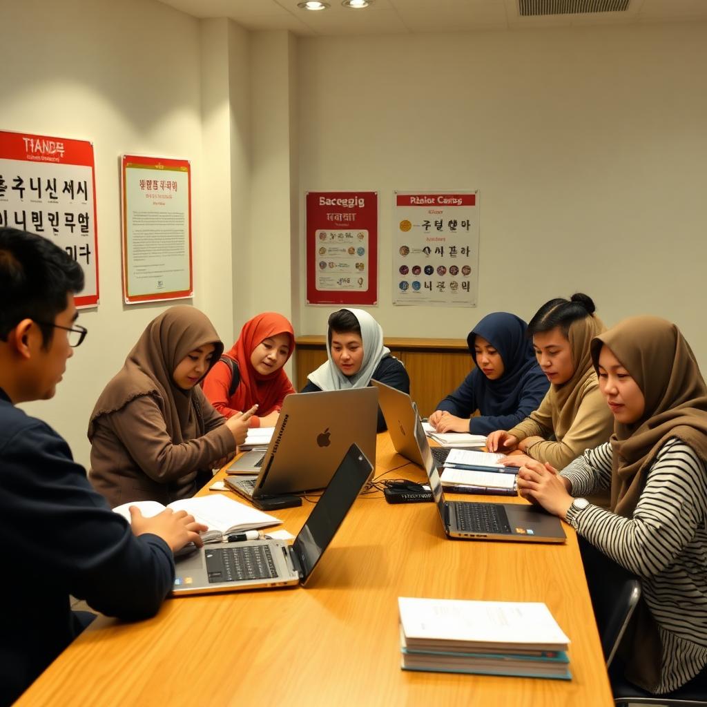Suasana kelas Baro Korean Course